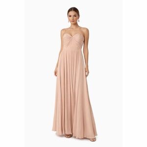 Jenny Yoo Collection Strapless Blush Gown